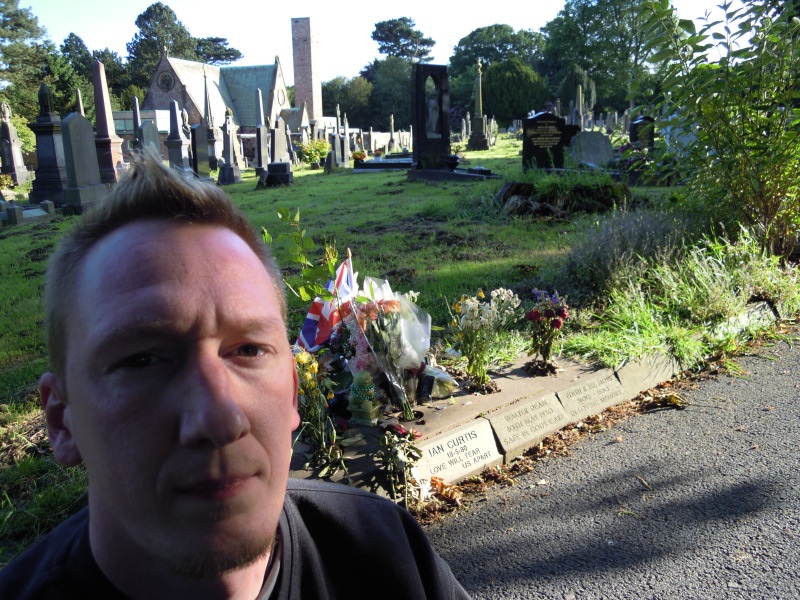 09 Macclesfield Grave of <b>Ian Curtis</b> - 09-Macclesfield-Grave-of-Ian-Curtis